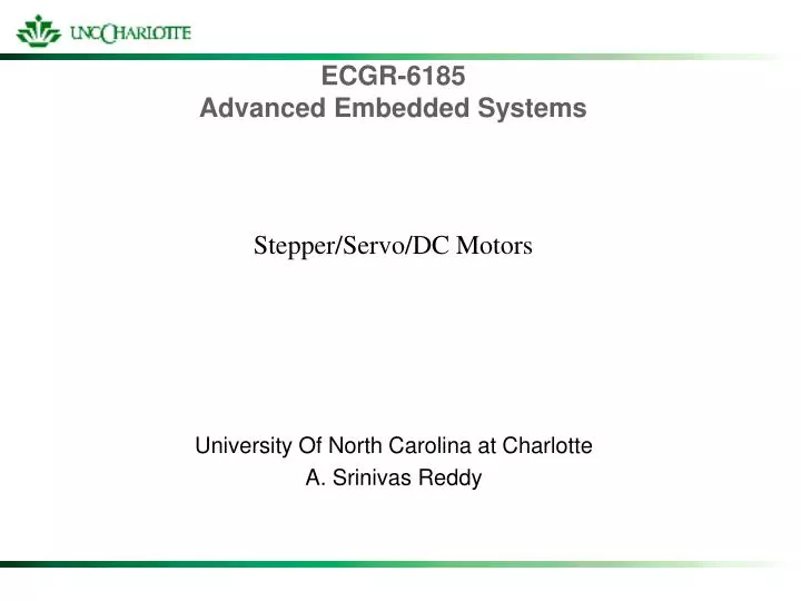 ecgr 6185 advanced embedded systems