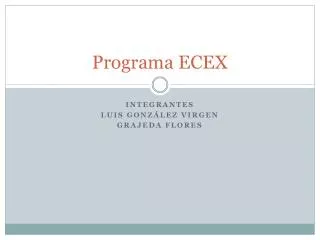 programa ecex