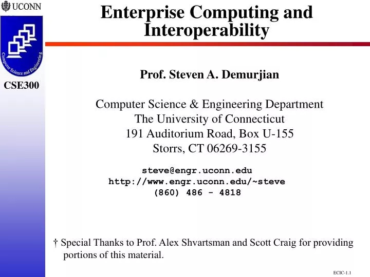 enterprise computing and interoperability
