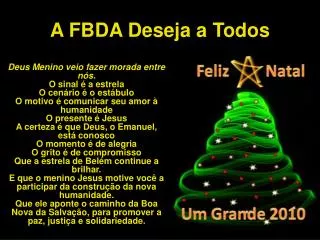 a fbda deseja a todos