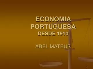 economia portuguesa desde 1910 abel mateus