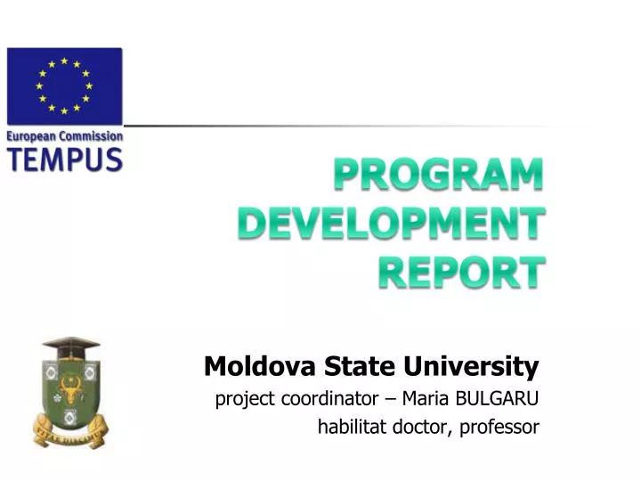 program development report