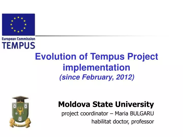 moldova state university project coordinator maria bulgaru habilitat doctor professor