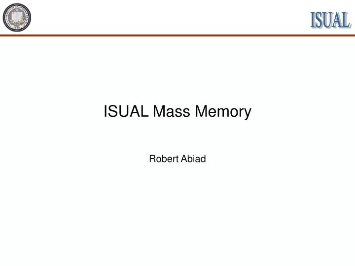 isual mass memory
