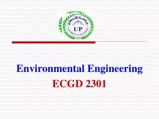 Environmental Engineering ECGD 2301