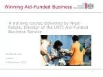 Winning Aid-Funded Business - slide 1
