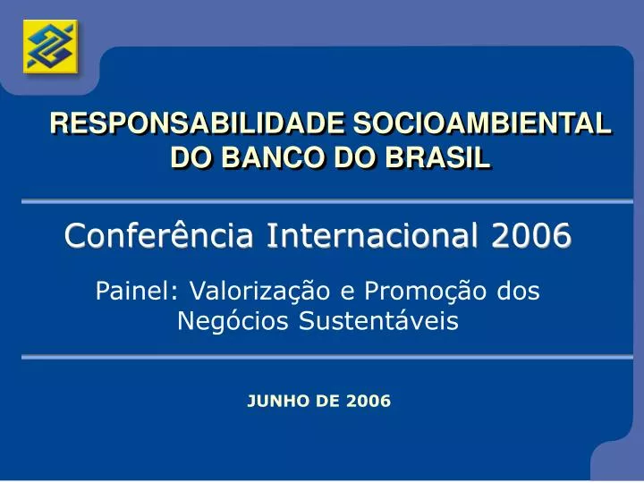 responsabilidade socioambiental do banco do brasil