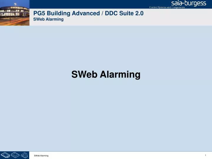 pg5 building advanced ddc suite 2 0 sweb alarming