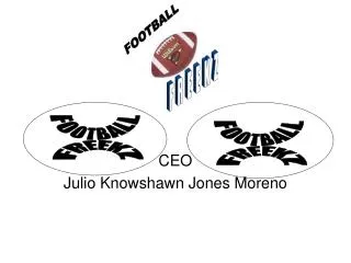 CEO Julio Knowshawn Jones Moreno