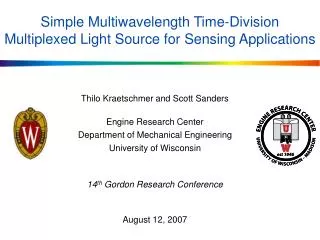 Simple Multiwavelength Time-Division Multiplexed Light Source for Sensing Applications