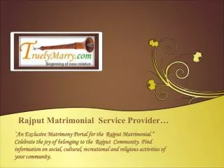 Rajput Matrimonials