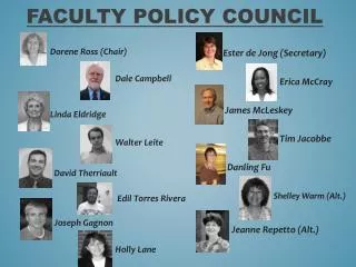 Faculty Policy Council