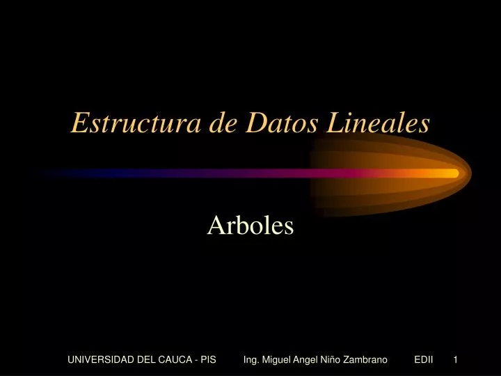 estructura de datos lineales