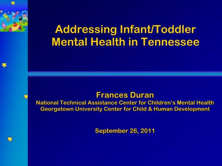 addressing infant toddler mental health in tennessee