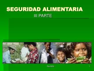 seguridad alimentaria