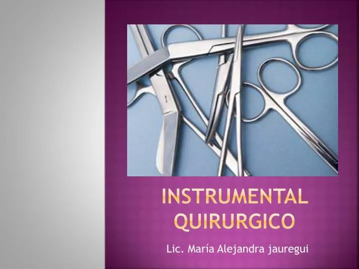 instrumental quirurgico