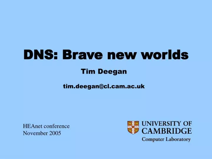 dns brave new worlds