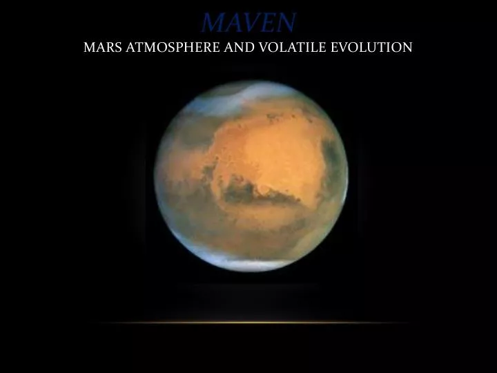 maven mars atmosphere and volatile evolution