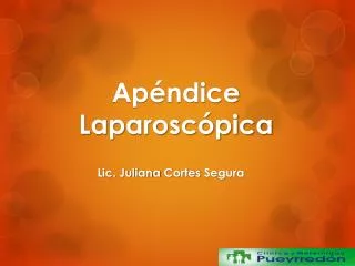 ap ndice laparosc pica