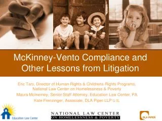 McKinney-Vento Compliance and Other Lessons from Litigation