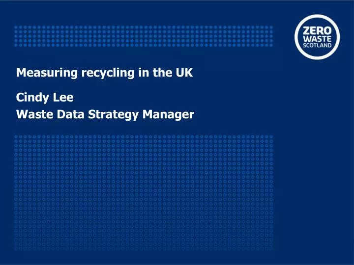 measuring recycling in the uk