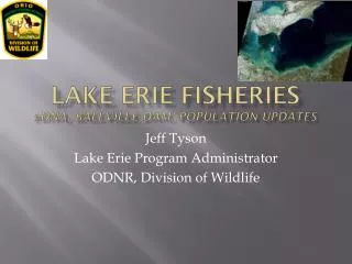 Lake Erie Fisheries eDNA , Ballville Dam, Population Updates