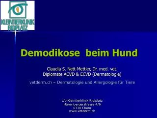 demodikose beim hund