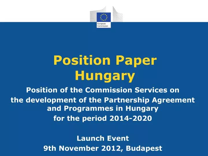 position paper hungary
