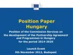 Position Paper Hungary - slide 1