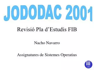 revisi pla d estudis fib