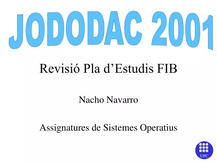 revisi pla d estudis fib