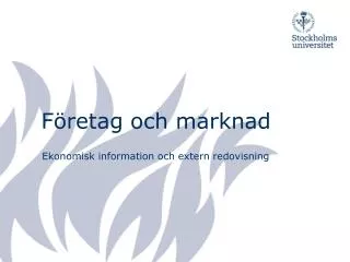 f retag och marknad