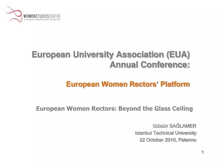 european university association eua annual conference european women rectors platform
