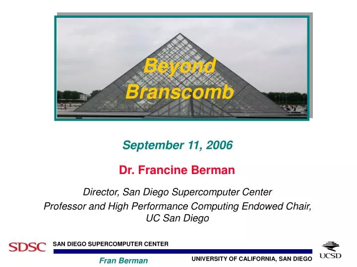beyond branscomb