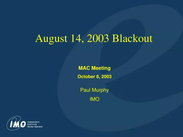 august 14 2003 blackout