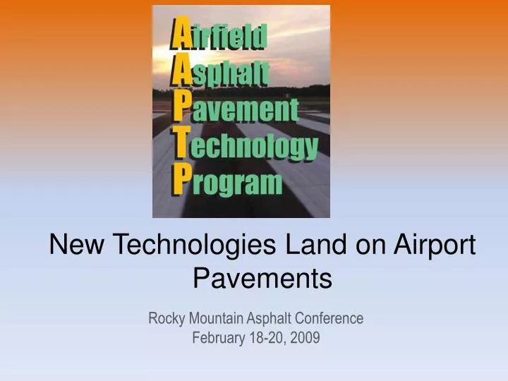 new technologies land on airport pavements