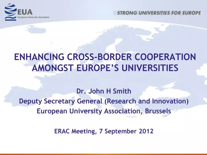 enhancing cross border cooperation amongst europe s universities
