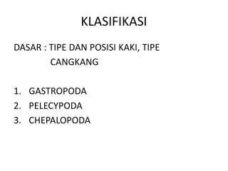 klasifikasi