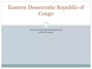 Eastern Democratic Republic of Congo