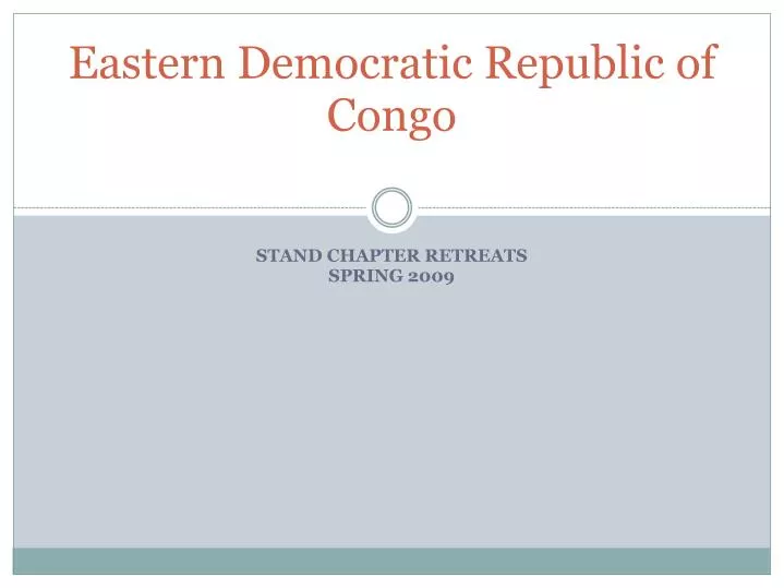 eastern democratic republic of congo