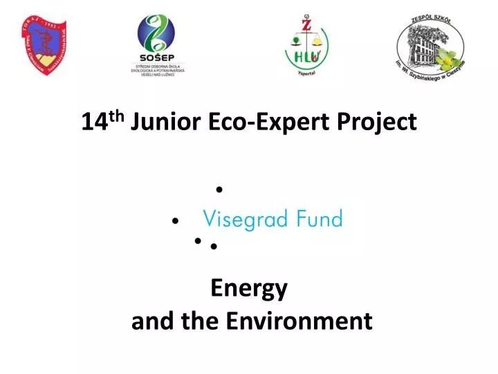 14 th junior eco expert project energy and the environment