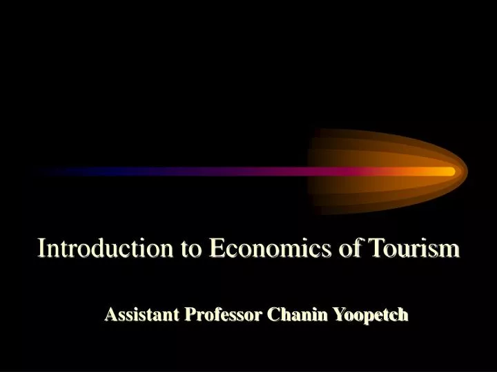 introduction to economics of tourism