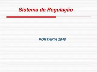 sistema de regula o