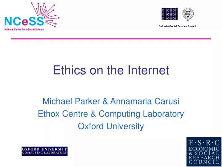 ethics on the internet