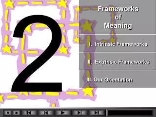 Frameworks of Meaning