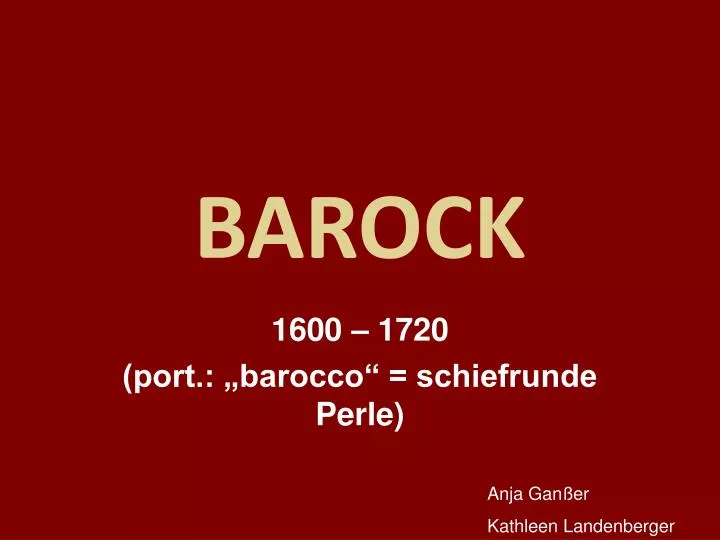 barock