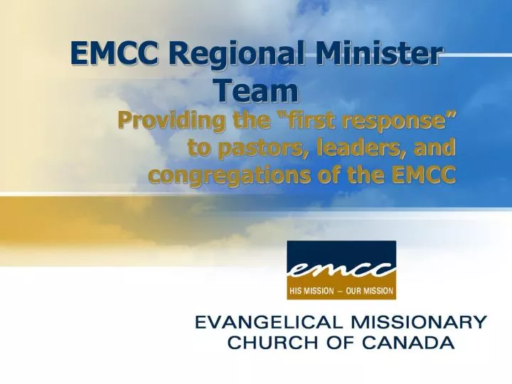 emcc regional minister team