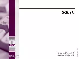 sql 1