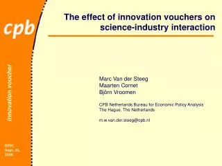 The effect of innovation vouchers on science-industry interaction