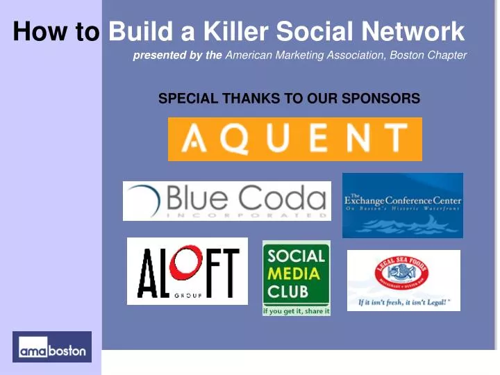 how to build a killer social network